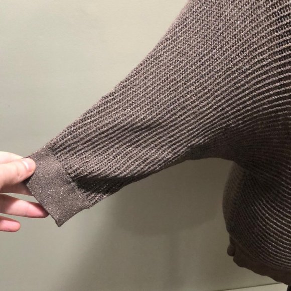 {Express} Mesh Dolman Sleeve Knit Sweater - Picture 5 of 8